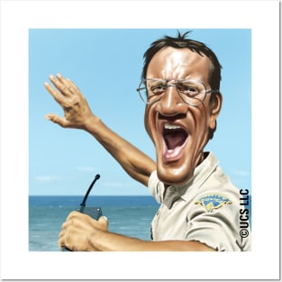 Chief Brody from 'Jaws' Posters and Art